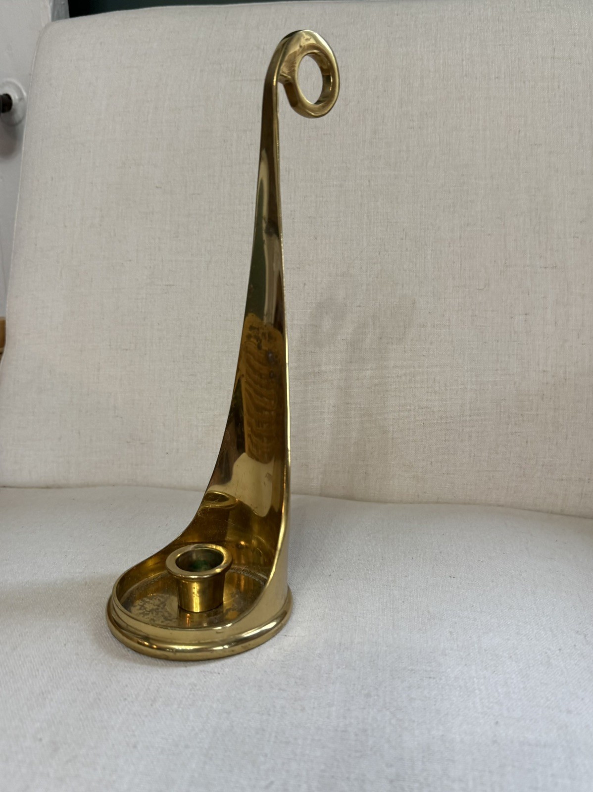 Vintage PartyLite Hampton Single Brass Candle Holder Taper or Pillar Vintage PartyLite Hampton Single Brass Candle Holder Taper or Pillar