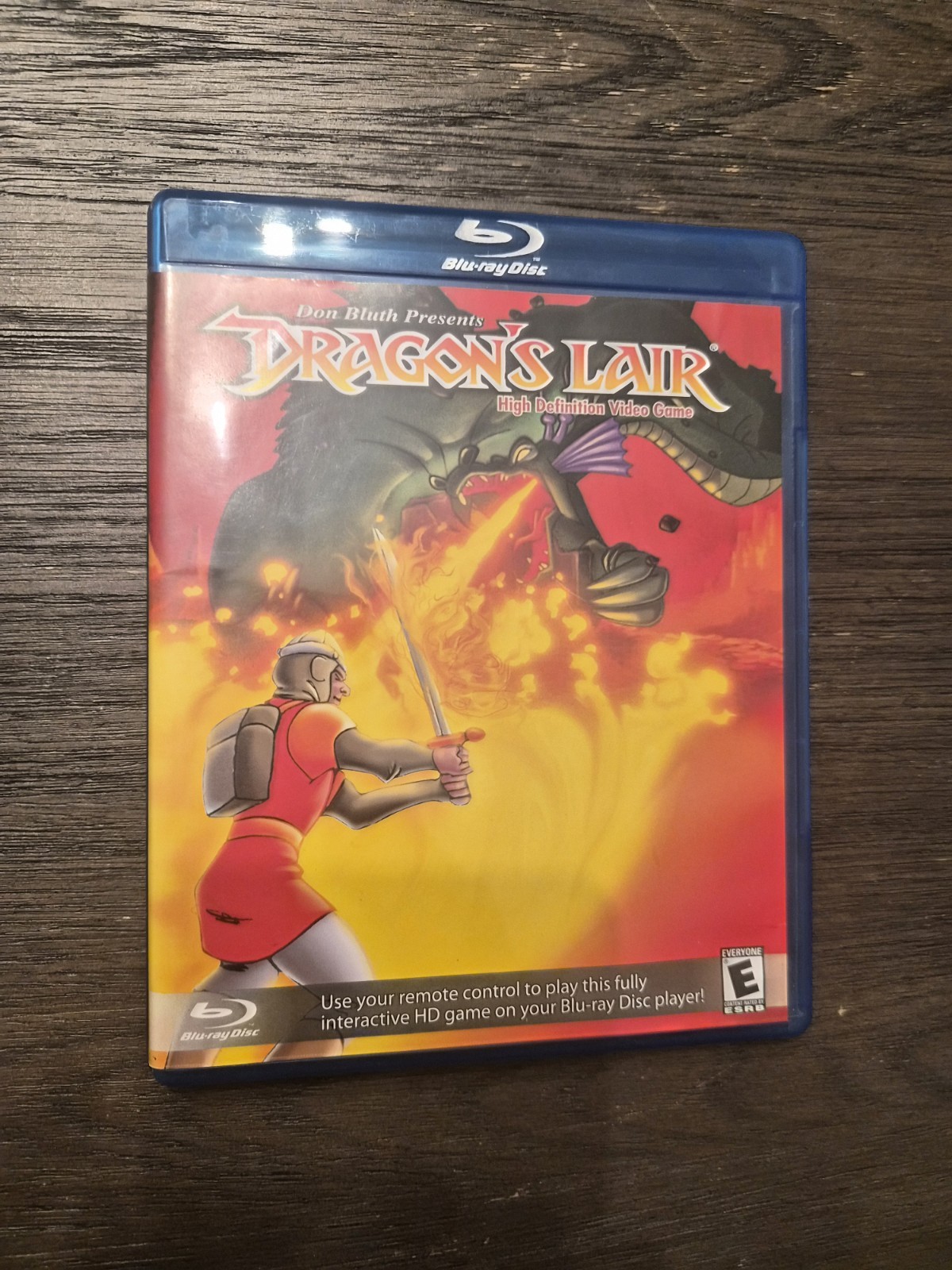 Dragon's Lair (Blu-ray Disc, 2007) - Fully Interactive HD Video Game - RARE