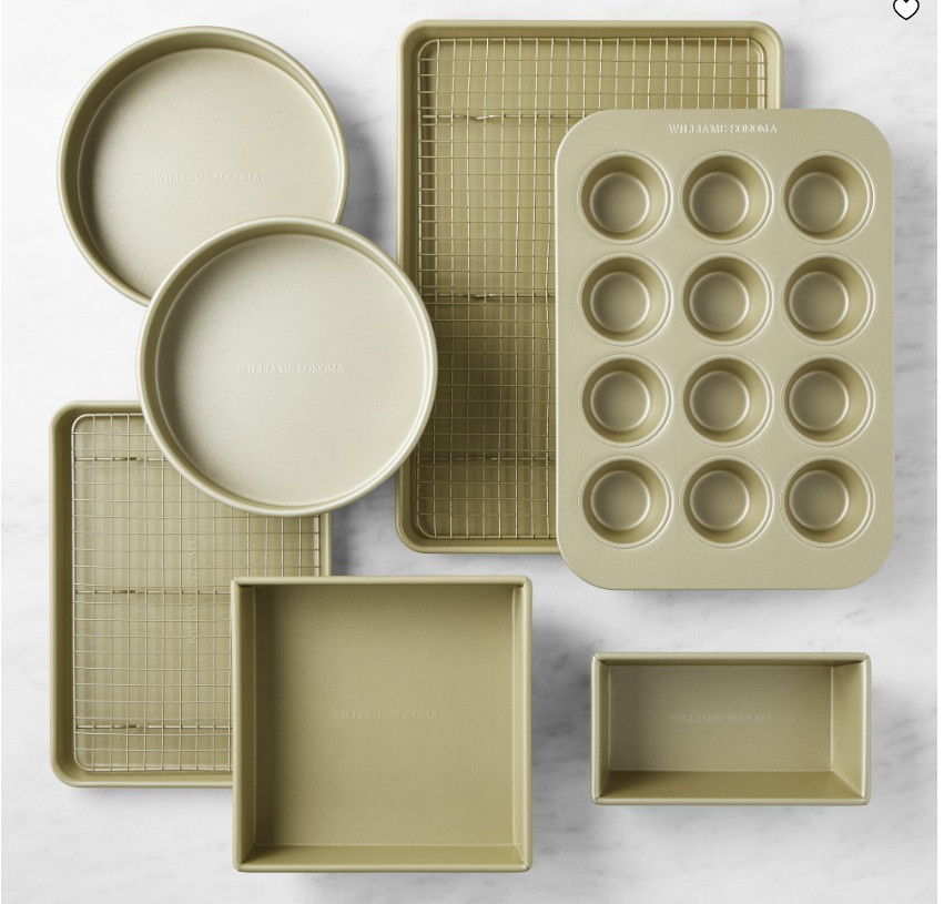 Williams Sonoma Goldtouch Pro Nonstick Bakeware Set 9 Pc Baking Pans Cookware Williams Sonoma Goldtouch Pro Nonstick Bakeware Set 9 Pc Baking Pans Cookware