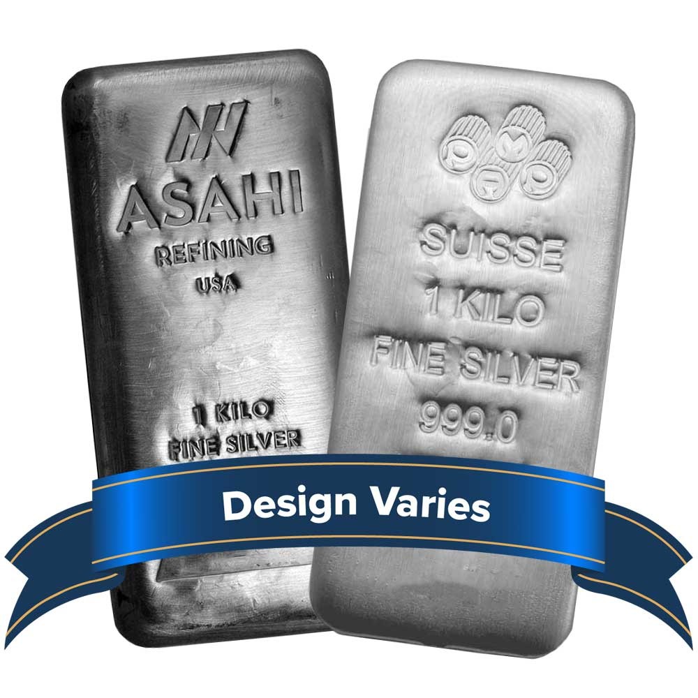 1 Kilo Generic Silver Bar .999 Fine 32.15 oz Secondary Market