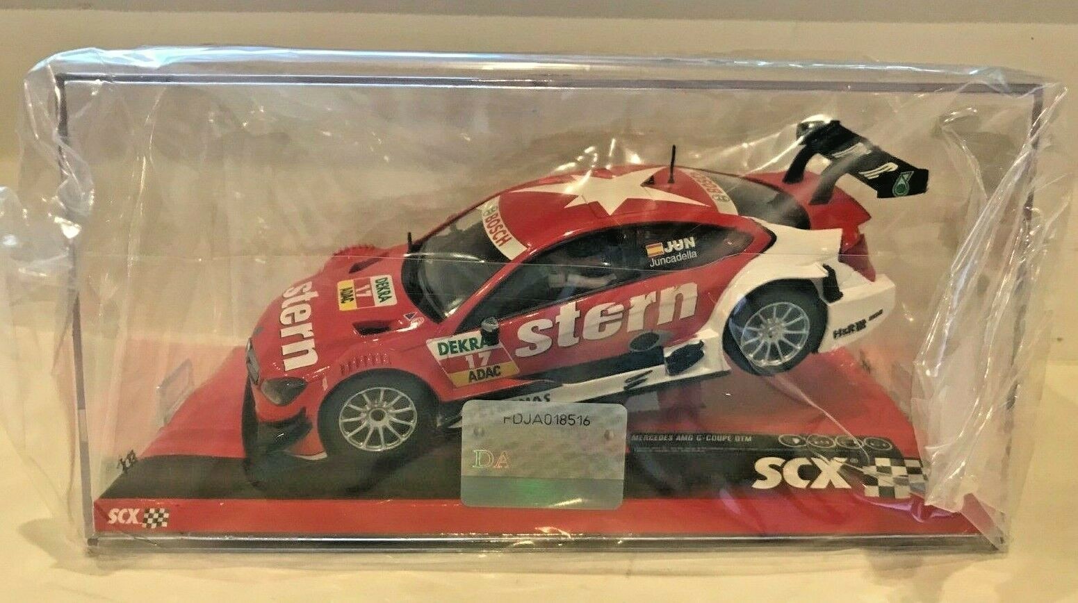 SCX 1/32 MERCEDES AMG C-COUPE DTM Juncadella Slot Car w/ LIGHTS Stern 10137 NEW