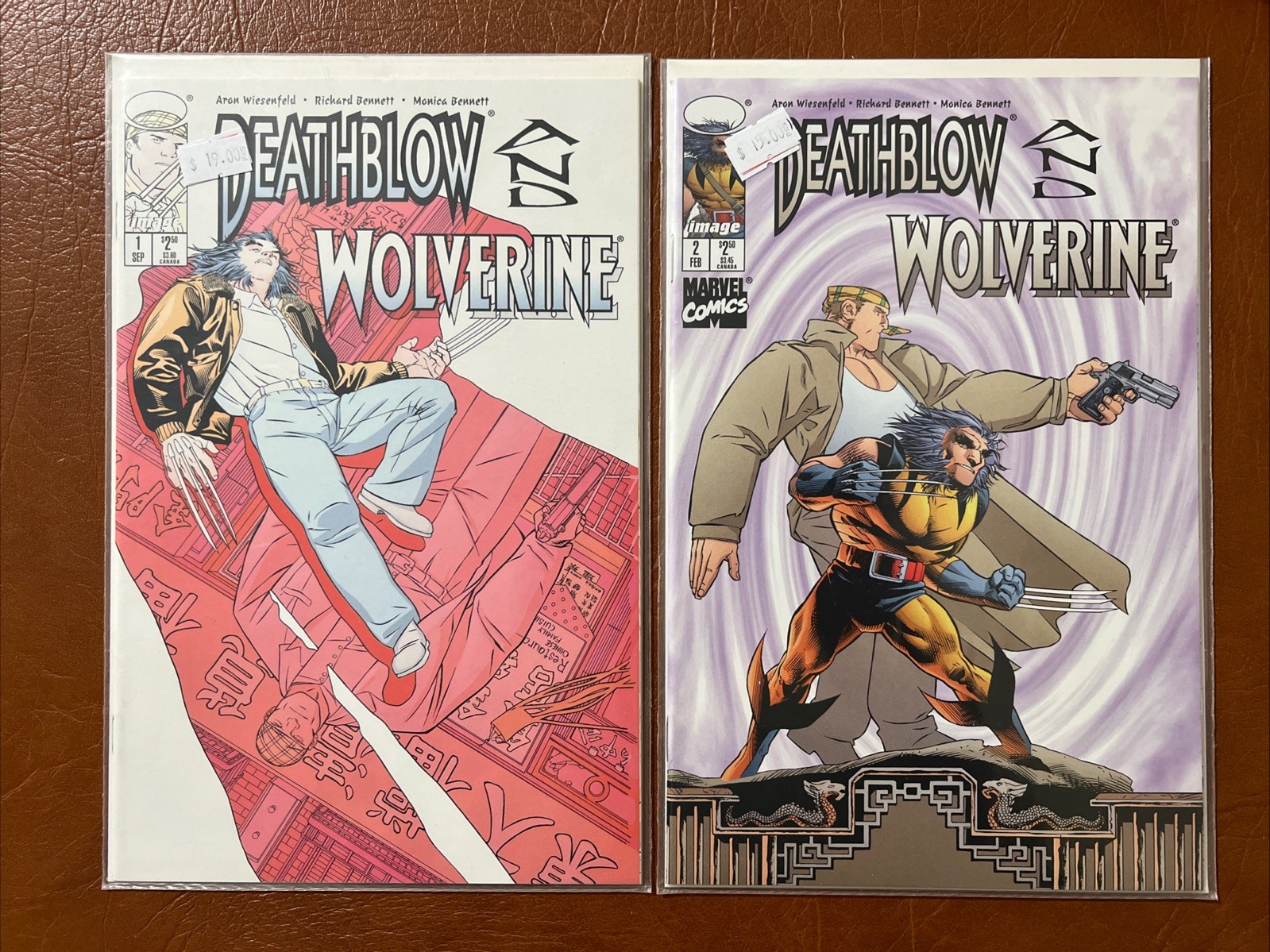 Deathblow / Wolverine Lot of 2: VF & Up, #1 -2, Image/Marvel 1996 $7 Ship