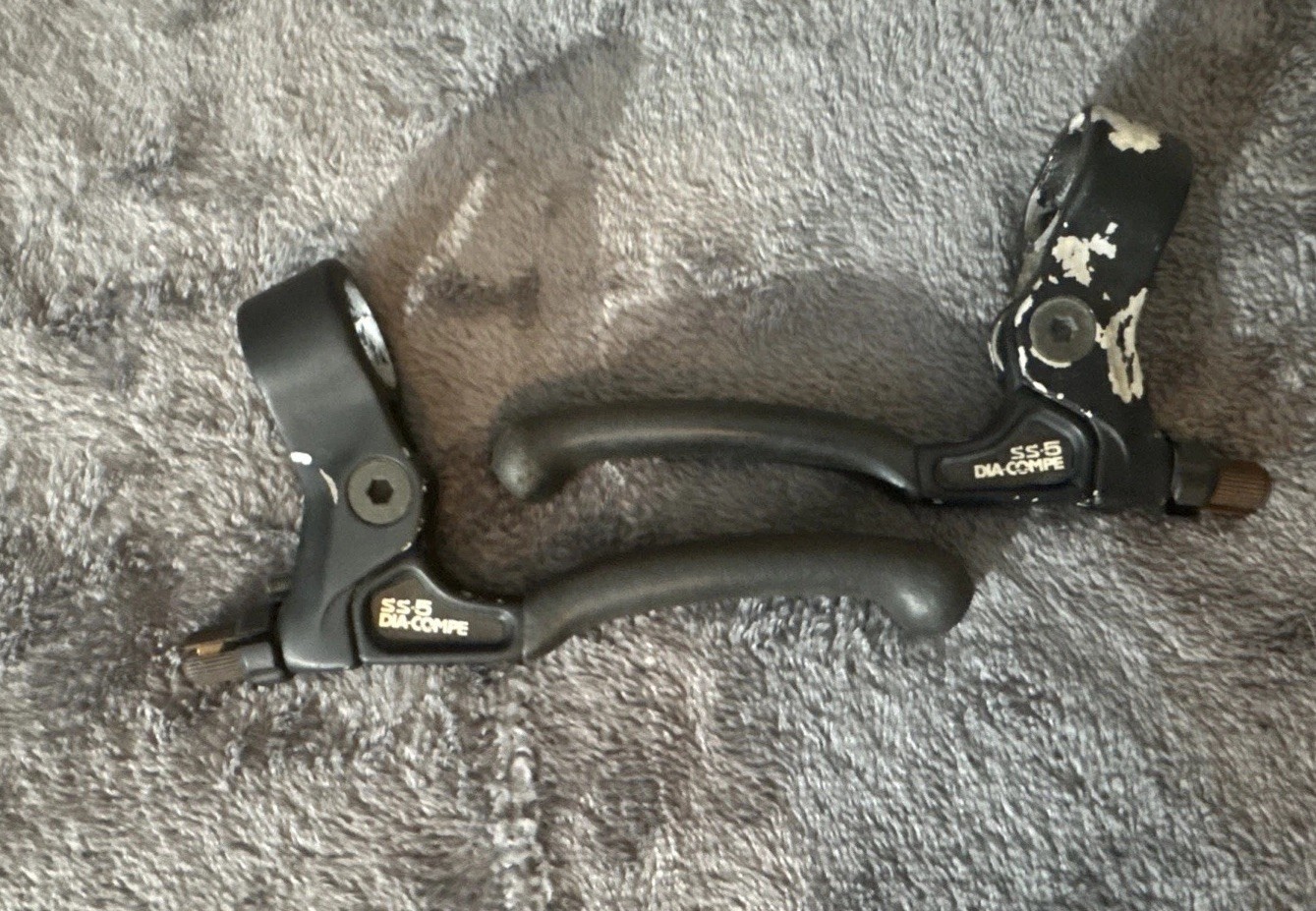 Vintage Dia Compe SS5 Brake Levers SS-5 283 MTB BMX BMX 1988 80s Mountain Vintage Dia Compe SS5 Brake Levers SS-5 283 MTB BMX BMX 1988 80s Mountain
