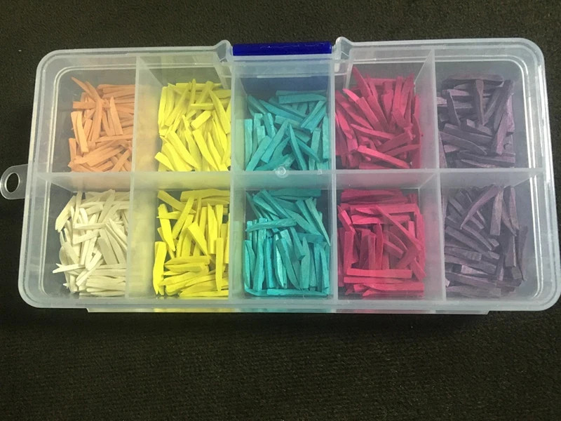 1200Pcs Mixed Dental Interdental Composite Contoured Wood Wooden Wedges matrices 1200Pcs Mixed Dental Interdental Composite Contoured Wood Wooden Wedges matrices