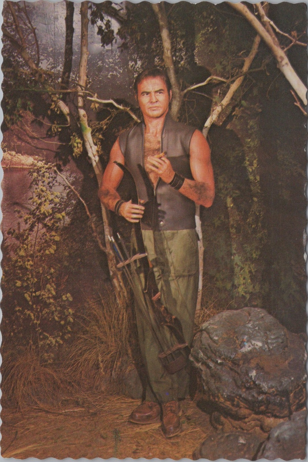 Movieland Wax Museum Buena Park CA 4x6 Burt Reynolds Deliverance Postcard