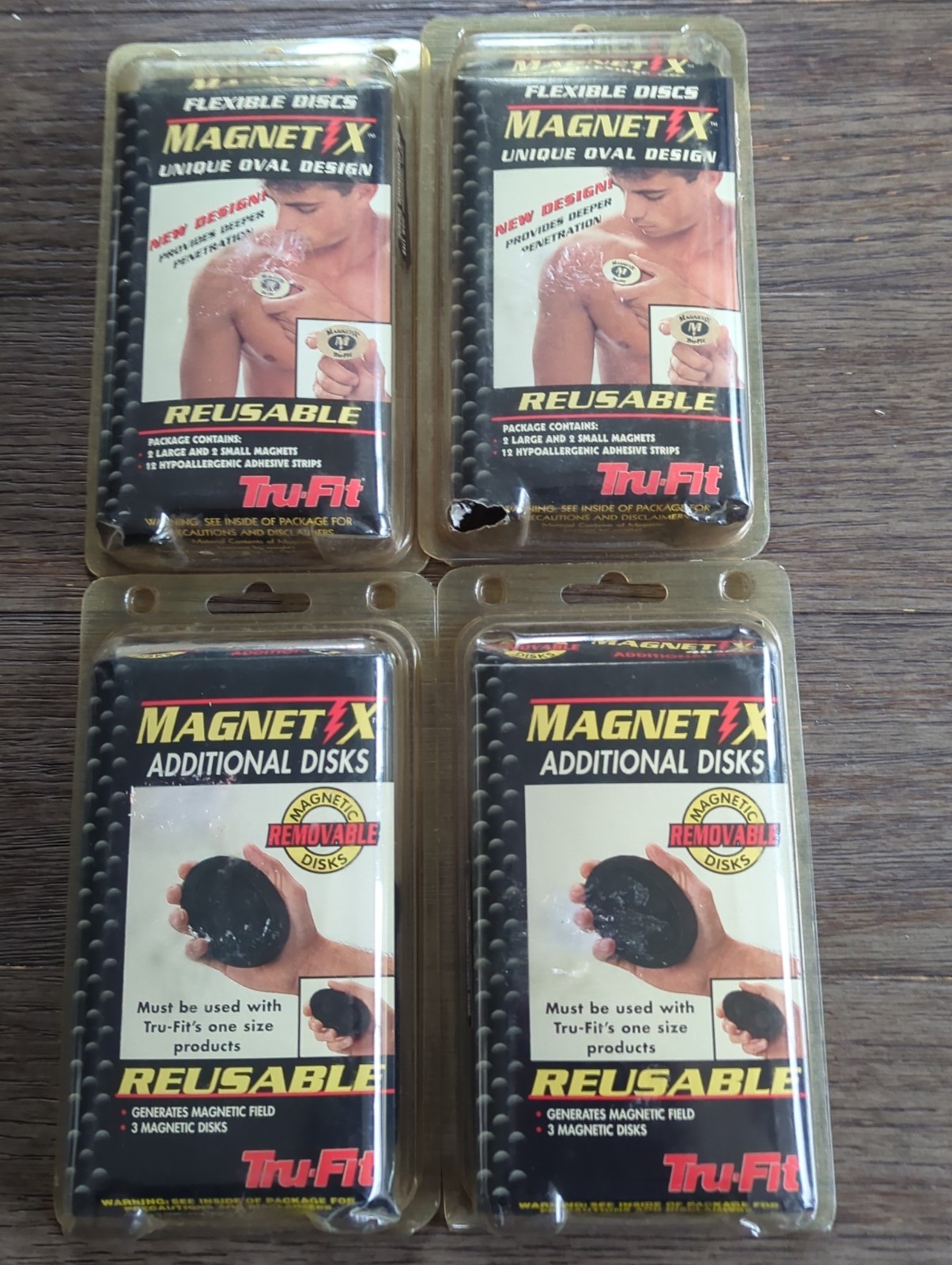 LOT Tru-Fit MAGNET X Flexible Discs Magnetic Therapy Reusable Body Non-Invasive