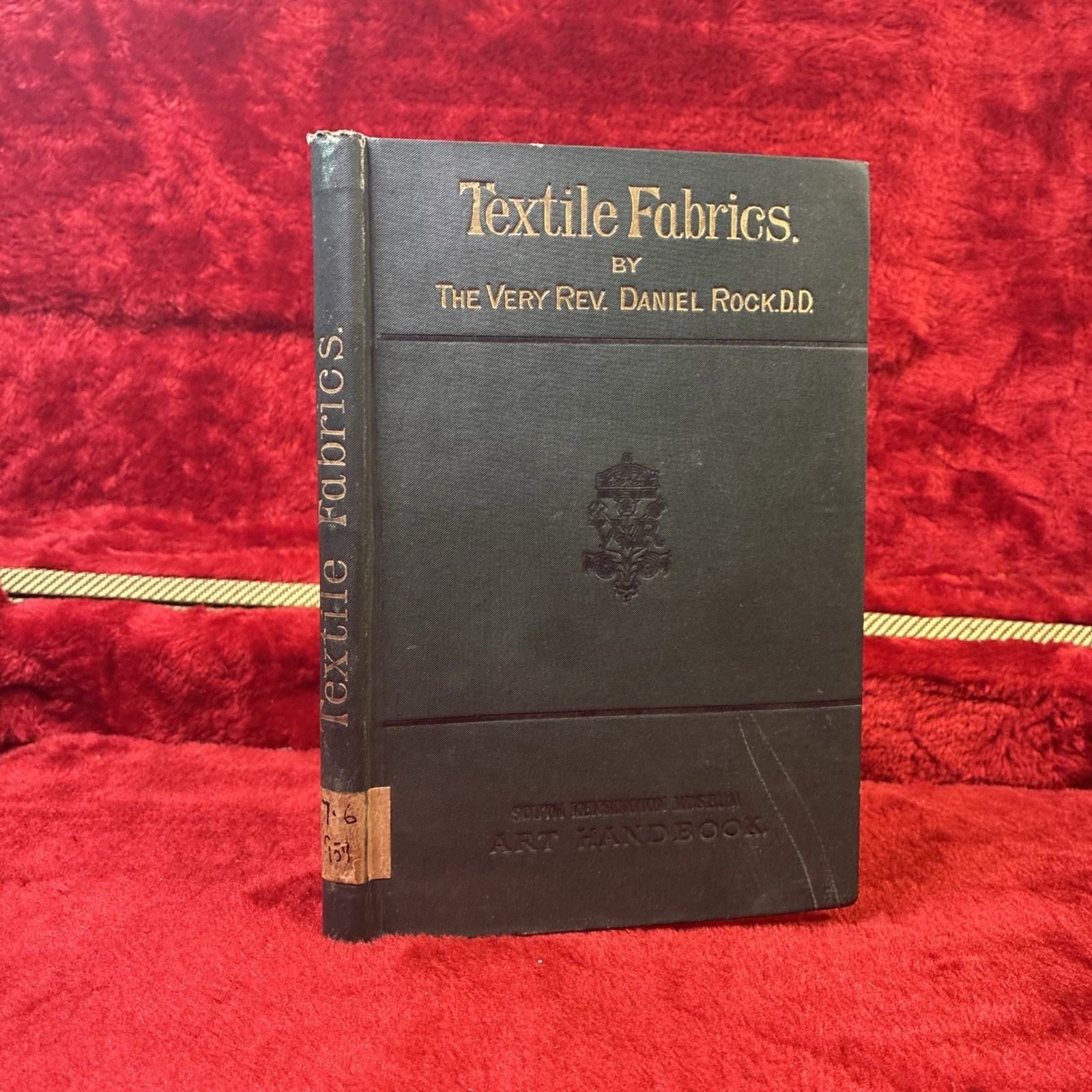 Textile Fabrics by Daniel Rock 1876 Vintage Antique Book