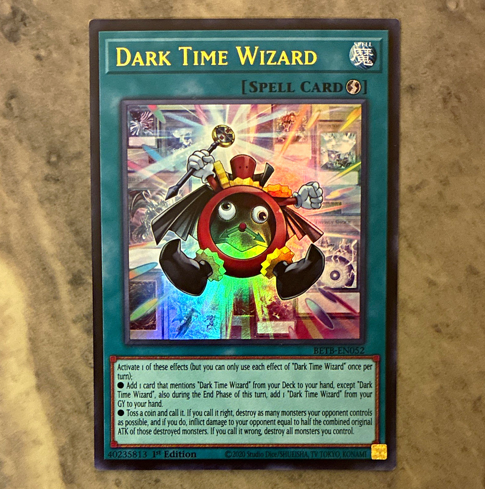 Yugioh TCG - Dark Time Wizard - Ultra Rare - BETB-EN052 - Beyond the Brave