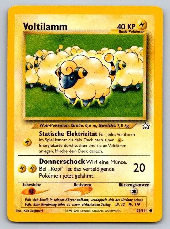 Mareep Neo Genesis 065/111 DMG Unlimited