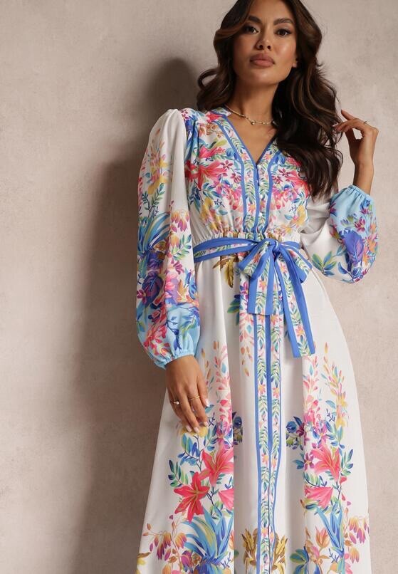 Jus De Pom Floral Dress Size M/L NWT