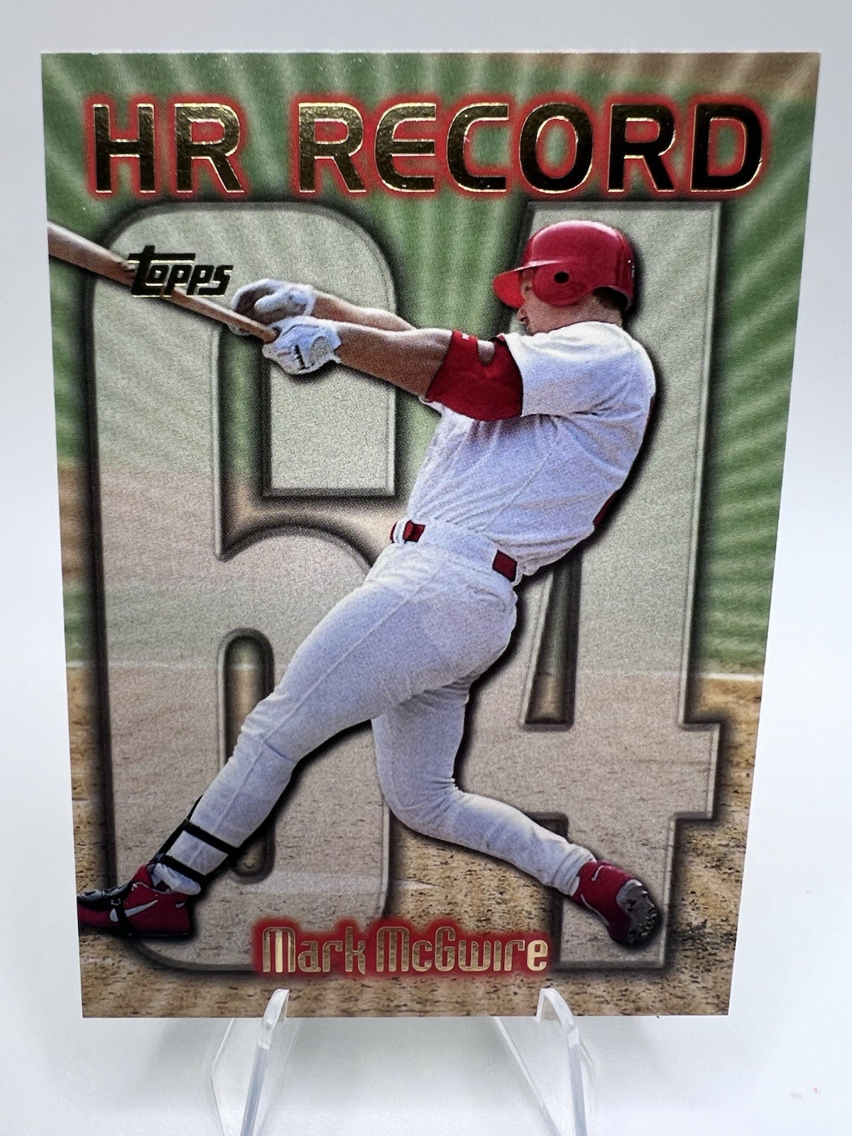 1999 Topps - HR Record Mark McGwire #220 Home Run #64 1999 Topps - HR Record Mark McGwire #220 Home Run #64