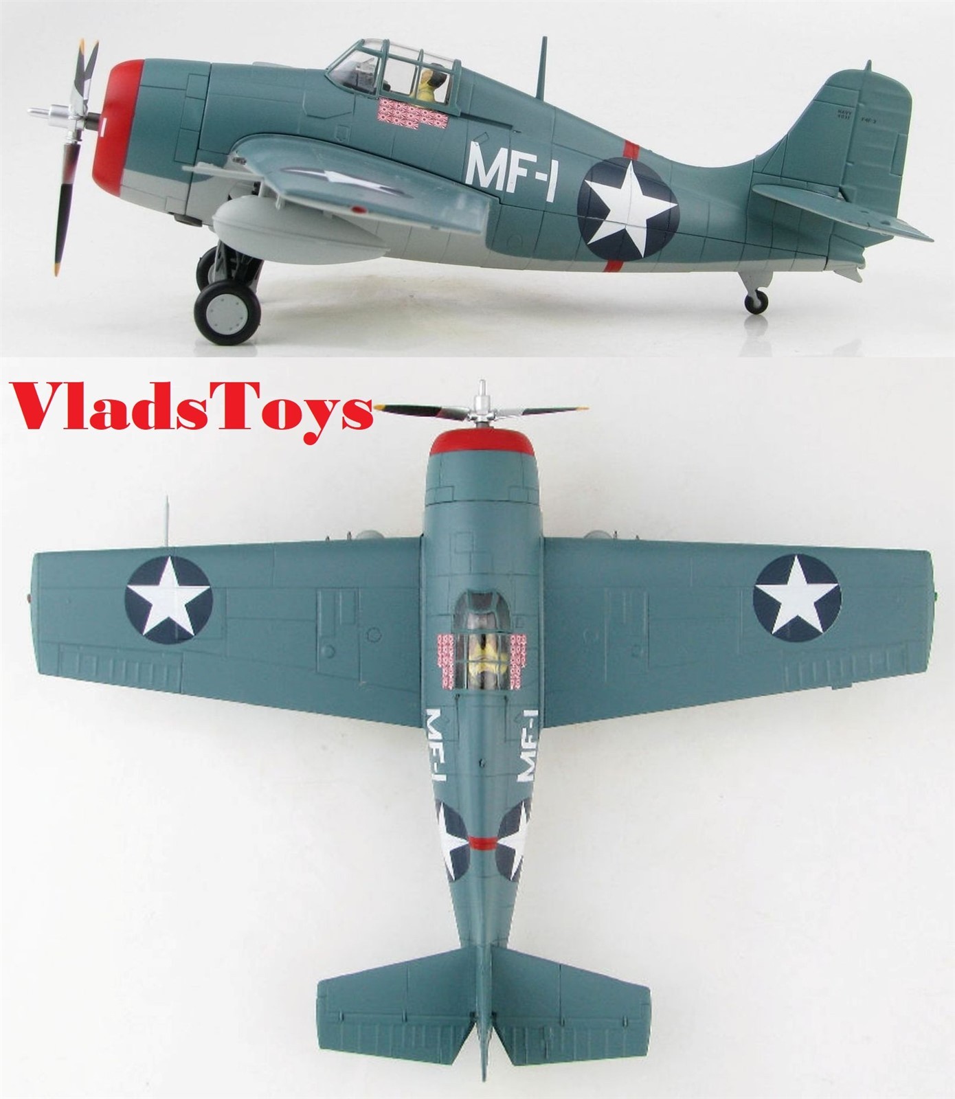 Hobby Master 1/48 F4F-3 Wildcat VMF-224 Fighting Bengals MFI Robert Galer HA8905