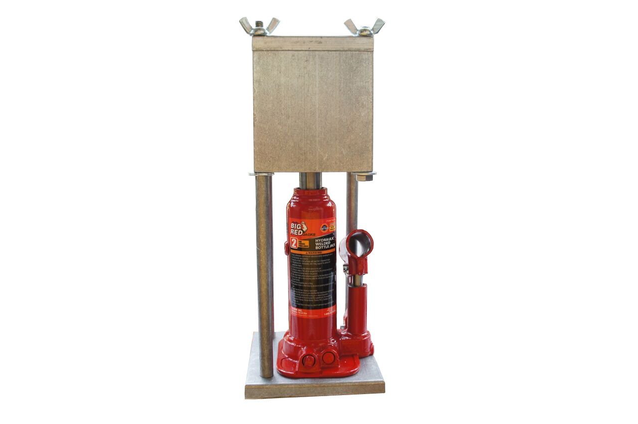 HTP Hydraulic 2-Ton Mega SQUARE PRESS, Aircraft Aluminum - Made in USA, 3\