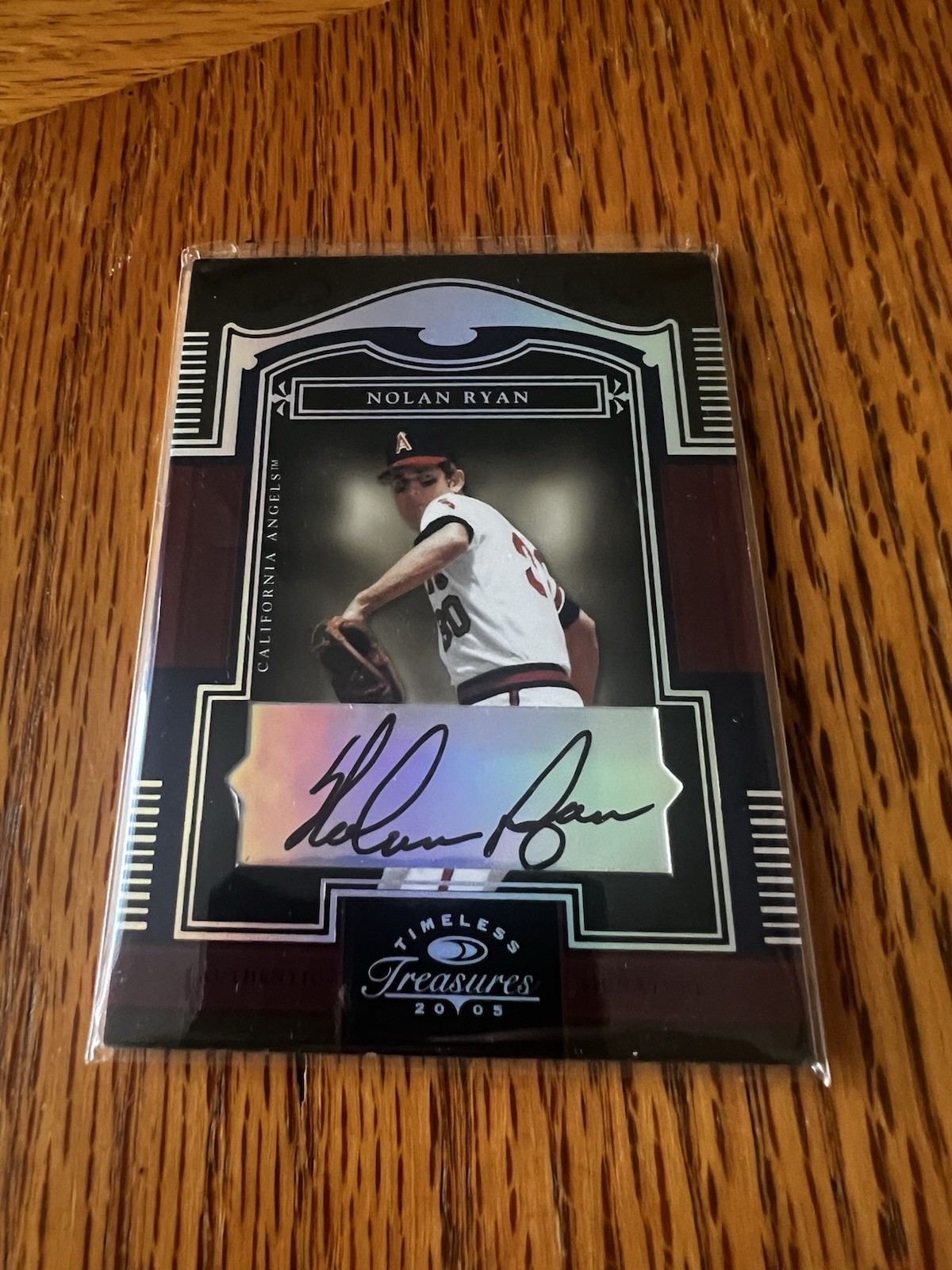 Nolan Ryan 2005 Donruss Timeless Treasures Silver Auto #63 Limited Edition 36/50