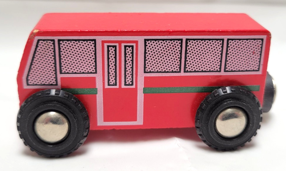Brio Vintage 1997 Wooden Red City Bus #33635