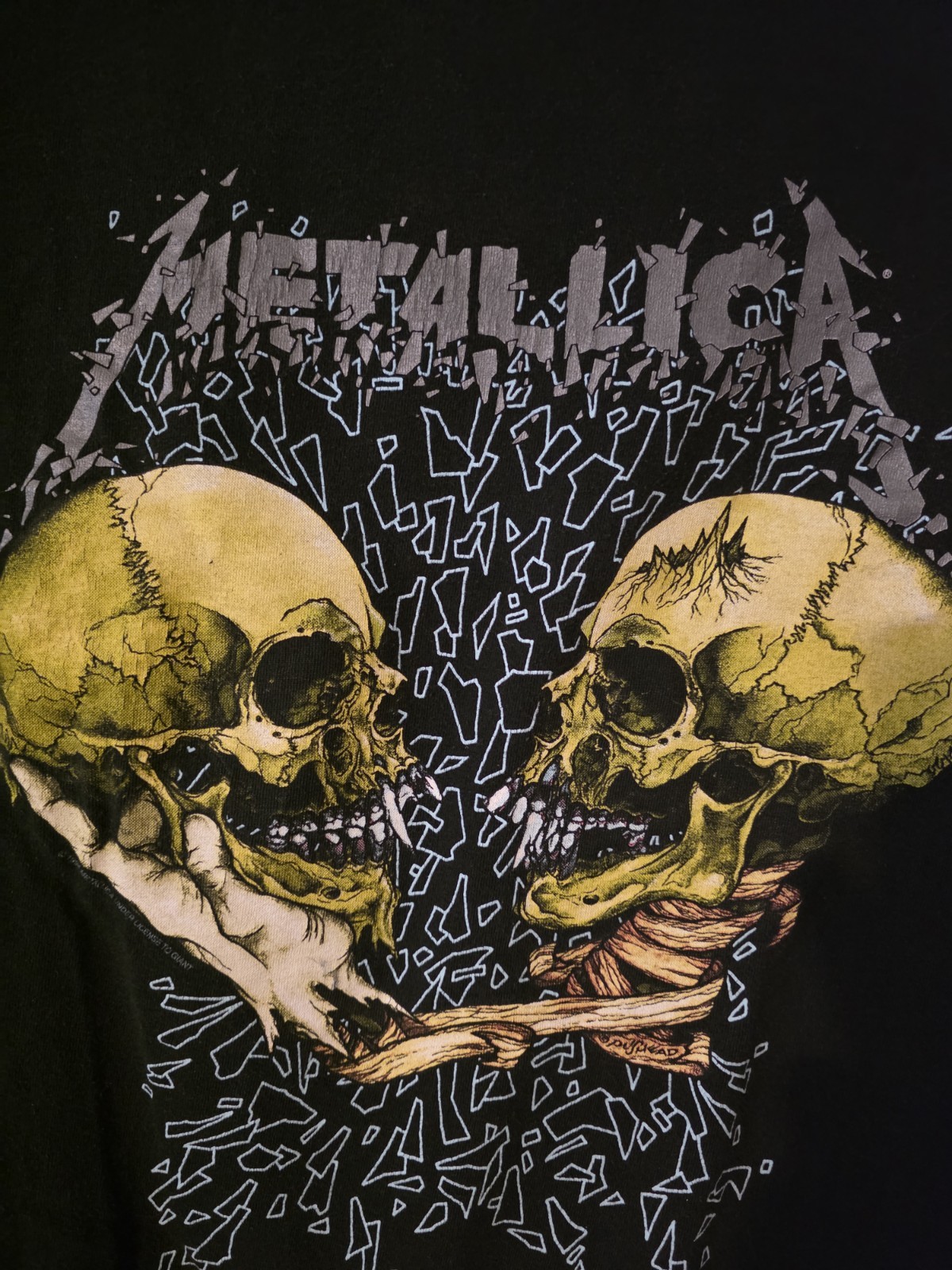 Vintage 1994 Metallica Pushead Shirt XL Giant I'm Inside I'm You Single Owner
