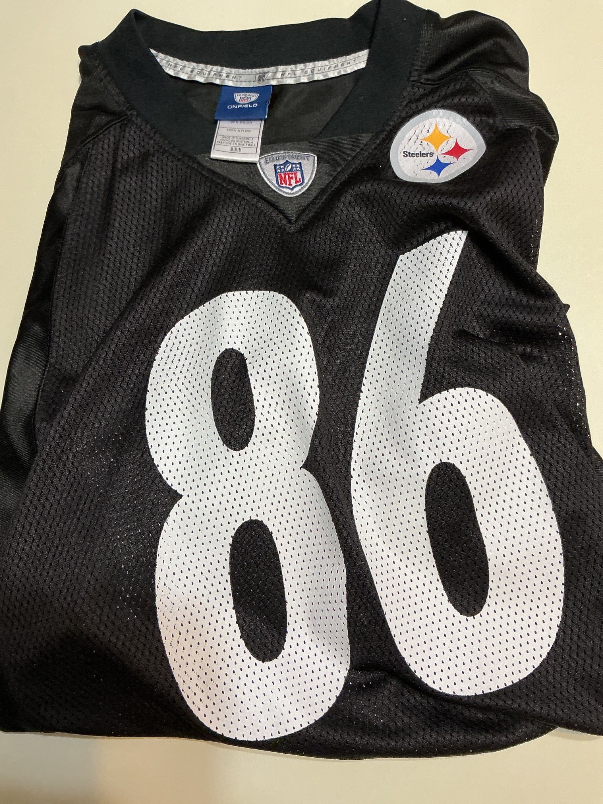 Vintage Reebok Pittsburgh Steelers Hines Ward #86 NFL Football Jersey Sz M