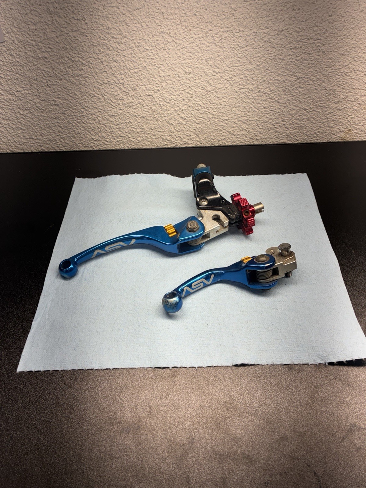ASV F4 Lever Set PRO PACK Blue Short Suzuki RM65 2003-05 RM85 2002-2026