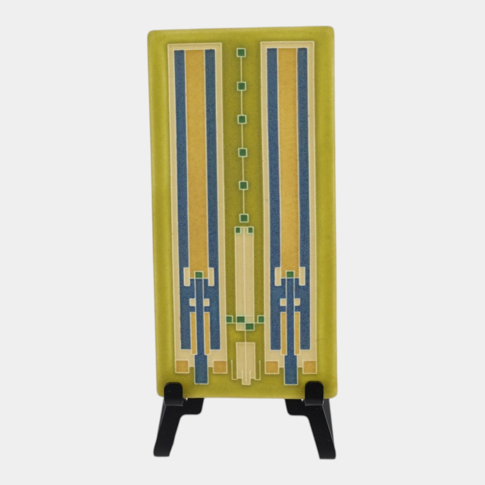 Motawi Tileworks Frank Lloyd Wright\'s Avery Coonley Rug Geometric Pottery Tile Motawi Tileworks Frank Lloyd Wright\'s Avery Coonley Rug Geometric Pottery Tile
