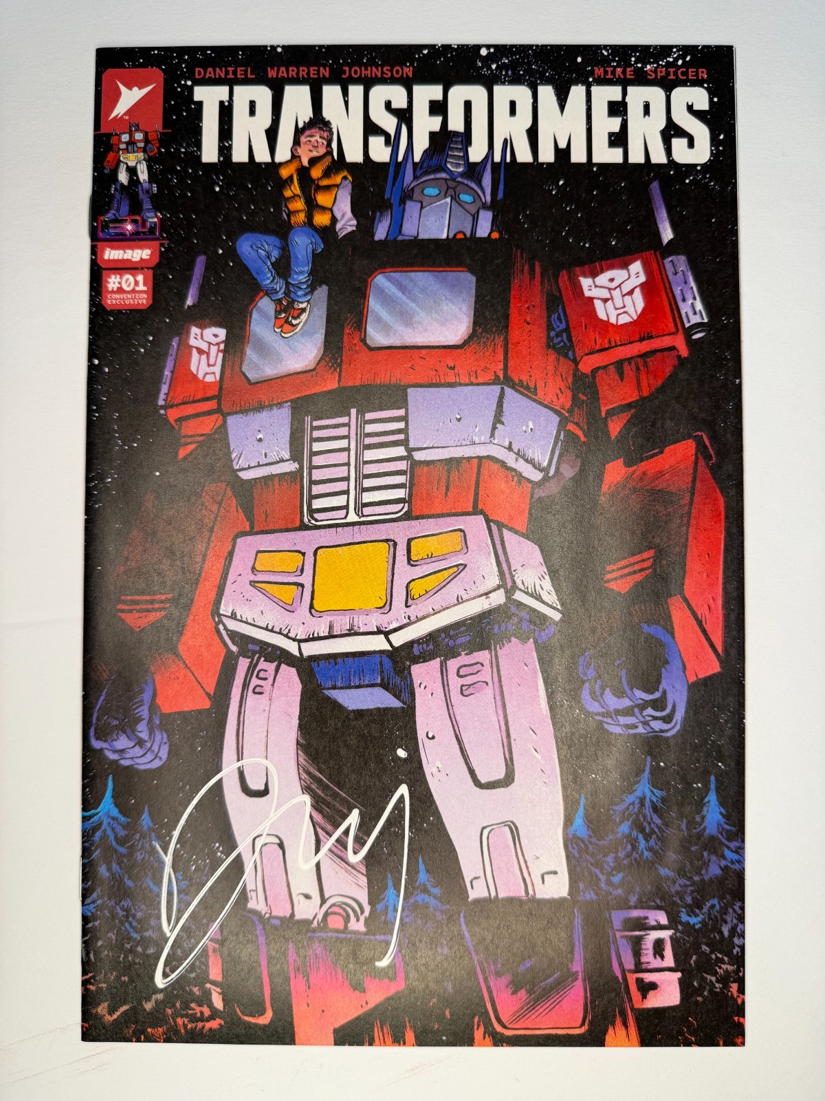 Transformers #1 SDCC 2023 Skybound Ashcan Variant SIGNED Daniel Warren Johnson Transformers #1 SDCC 2023 Skybound Ashcan Variant SIGNED Daniel Warren Johnson