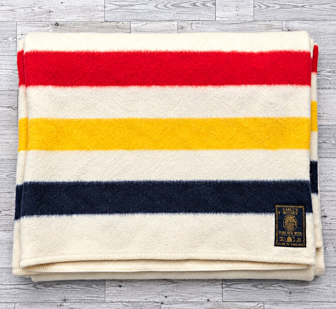 Vintage Early's Witney Point Blanket Pure New Wool – Made in England