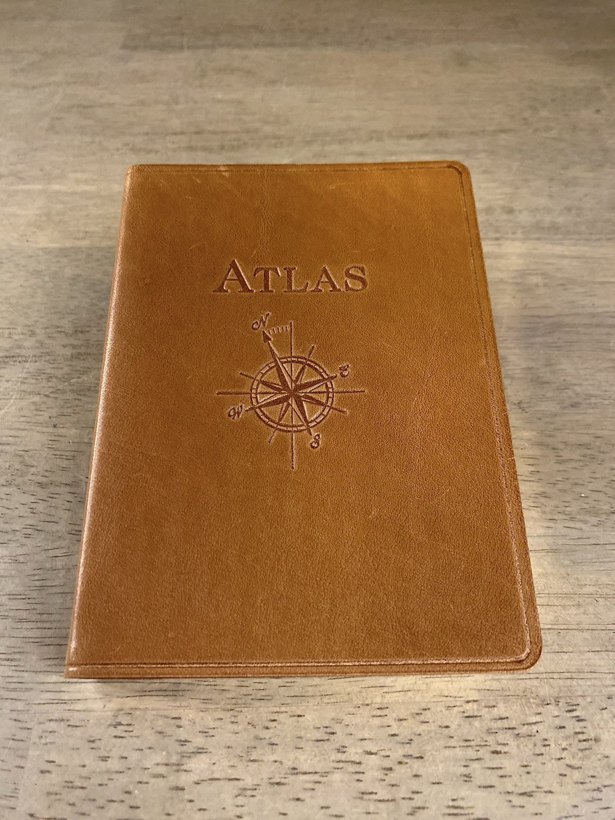 Vintage LL BEAN TRAVELERS ATLAS GENUINE FRENCH CALF RARE GOLD LEAF 1998 Vintage LL BEAN TRAVELERS ATLAS GENUINE FRENCH CALF RARE GOLD LEAF 1998