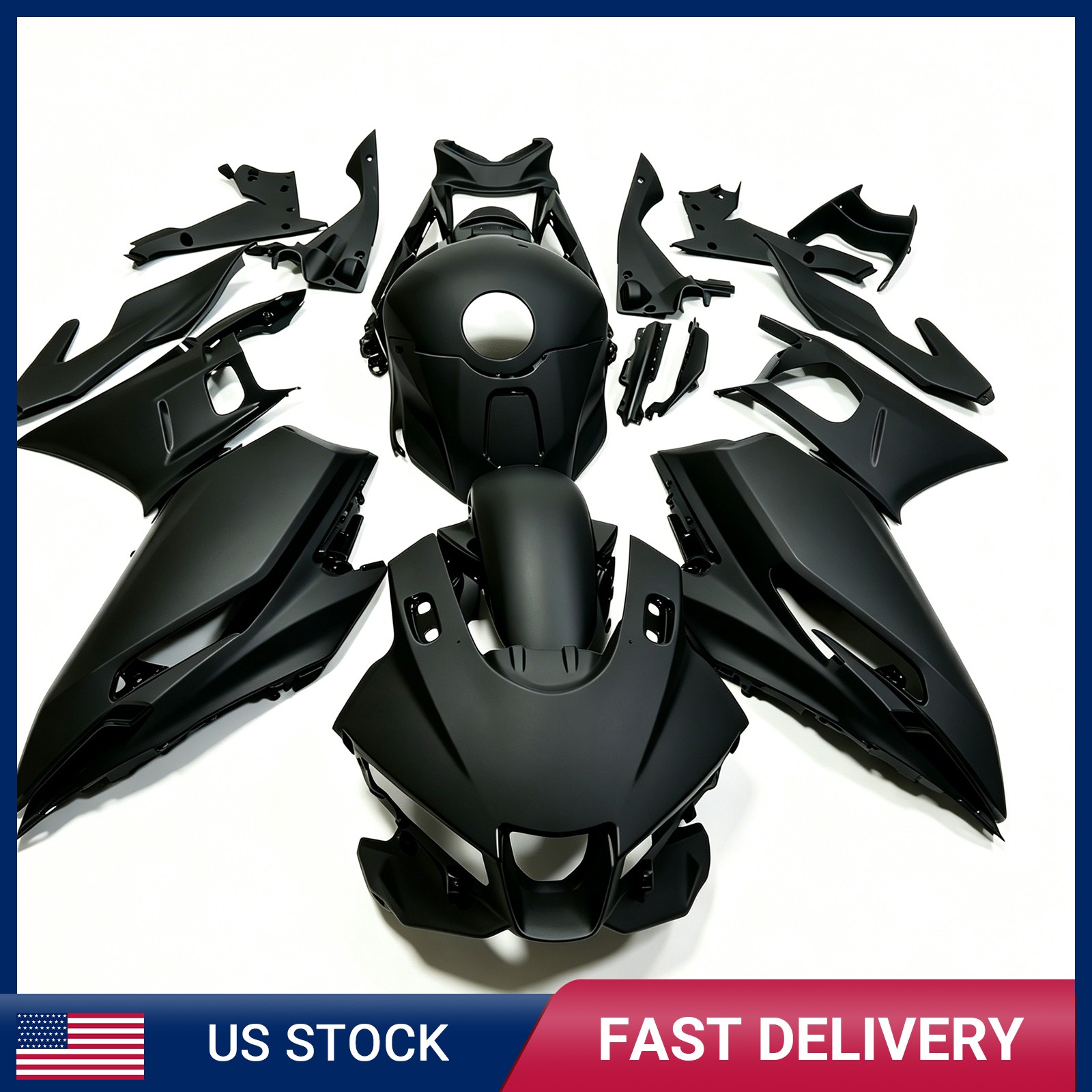 Fairing Kit For Yamaha YZF-R3 /R25 2025 ABS Injection Matte Black Bodywork Set
