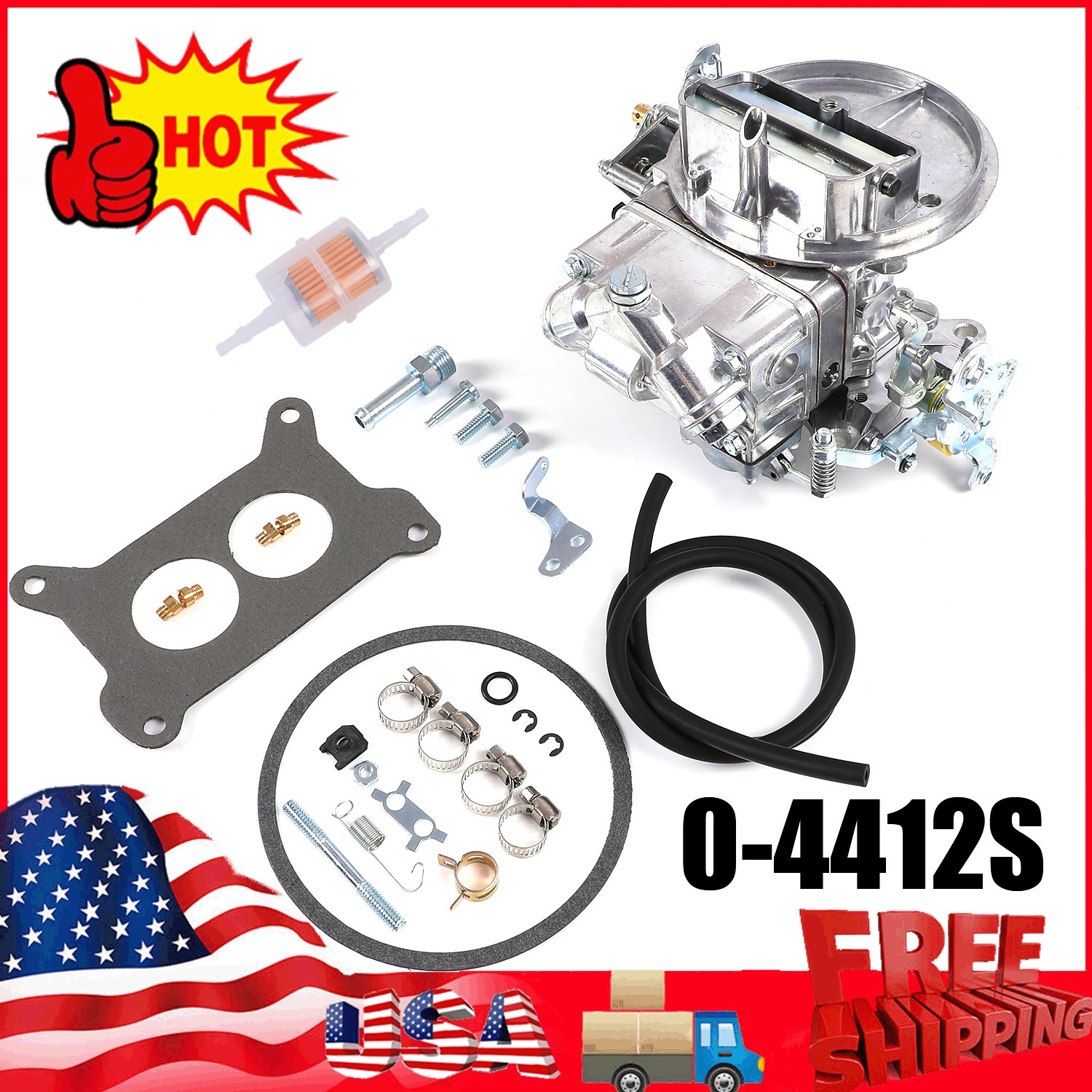 Holley 0-4412S 500 CFM Performance 2BBL Carburetor Manual Choke