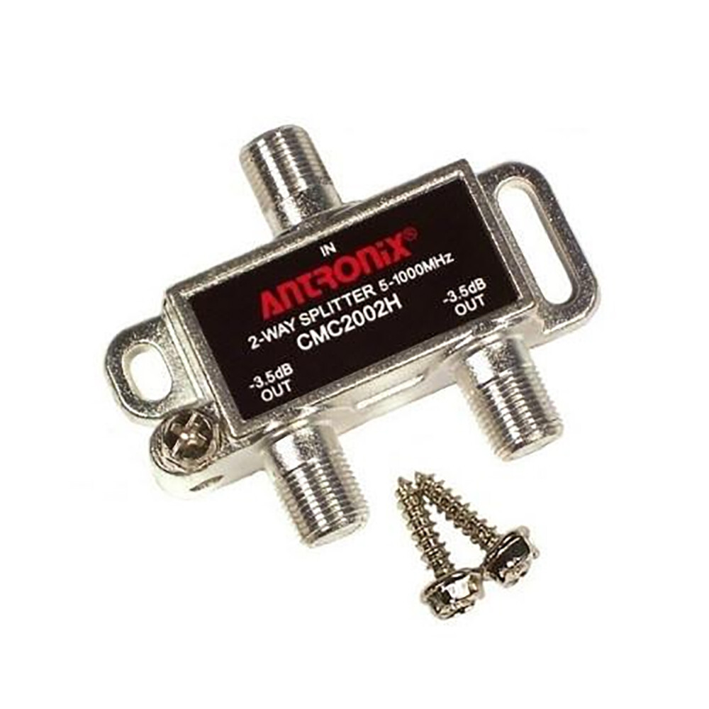 Antronix High Performance 2-Way Cable TV Splitter CMC2002H OTA Coaxial 5-1002M Antronix High Performance 2-Way Cable TV Splitter CMC2002H OTA Coaxial 5-1002M