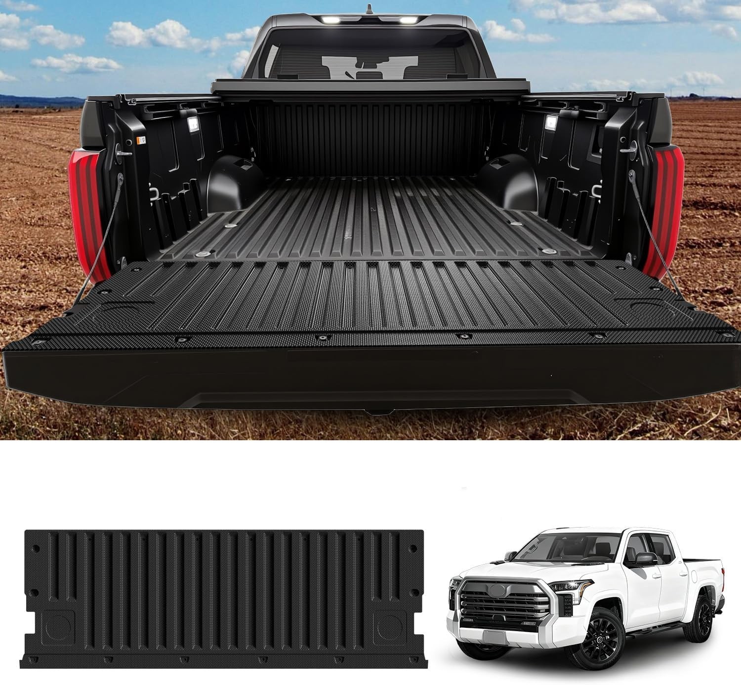 Tailgate Mat for Toyota Tundra 2022-2026 (Not Fit Drop-in Liners)