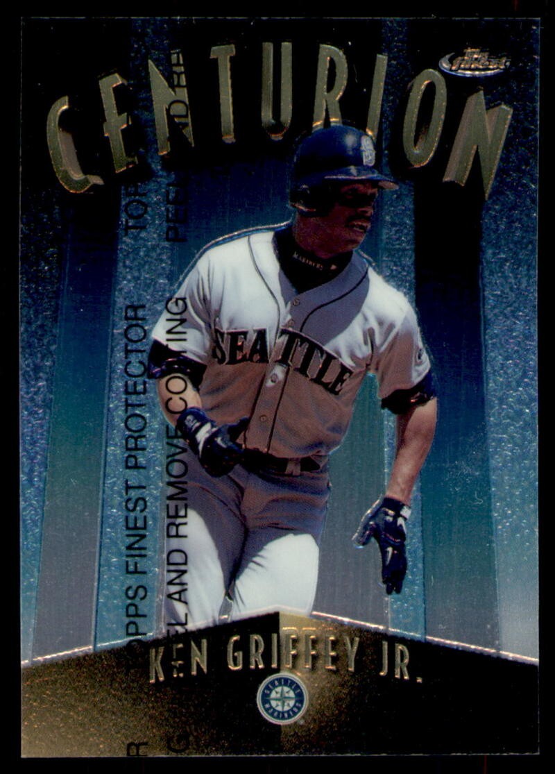 1998 Topps Finest - Centurions C5 Ken Griffey Jr 415/500 SEATTLE MARINERS w/ Coa