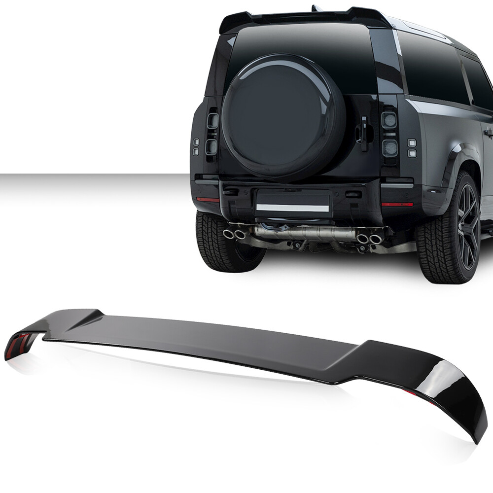 Fit For 20-23 Land Rover Defender 90 / 110 Rear Roof Spoiler Wing Glossy Black