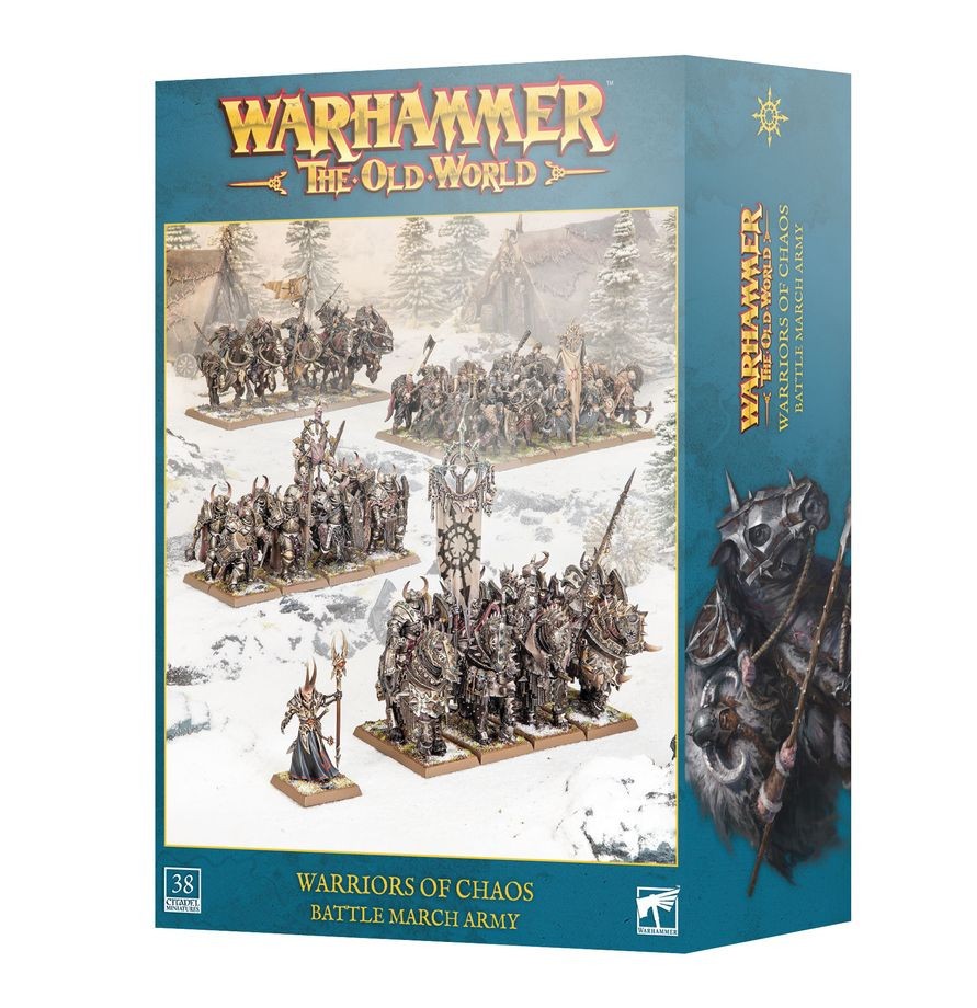 Warriors of Chaos: Battle March Army - Warhammer Old World - Brand New 08-23
