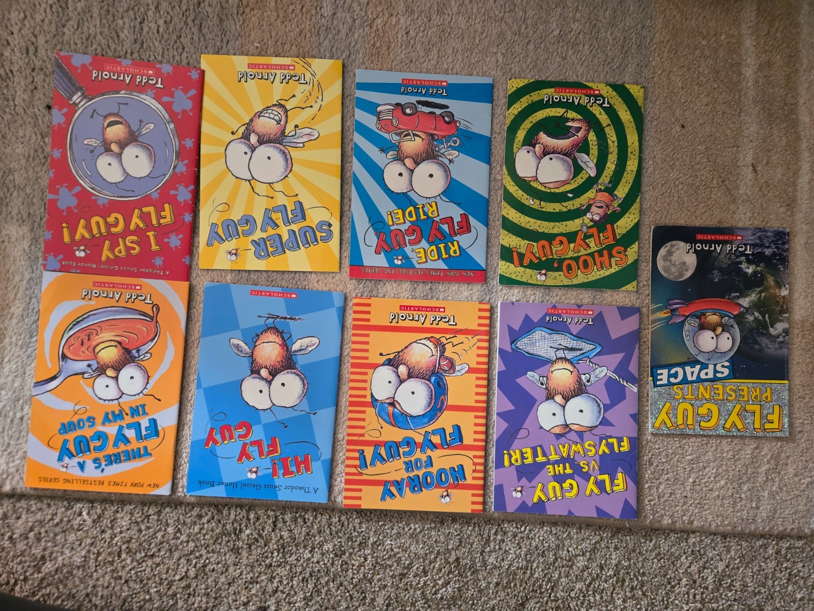 Lot of 9 Fly  Guy paperbacks - very good