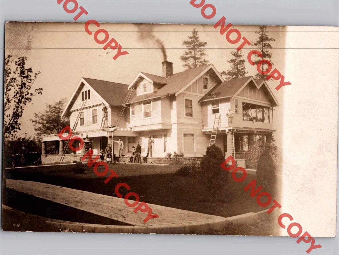 WOW c1910 Large Home House Private Residence LOS ANGELES California CA LA RPPC WOW c1910 Large Home House Private Residence LOS ANGELES California CA LA RPPC
