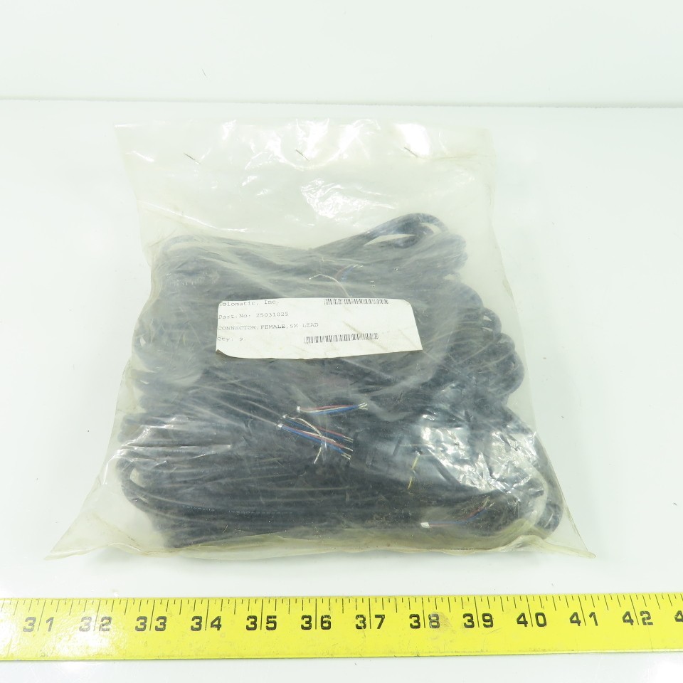 Tol-O-Matic 25031025 Cable Female Connector 5M Lead Lot Of 9