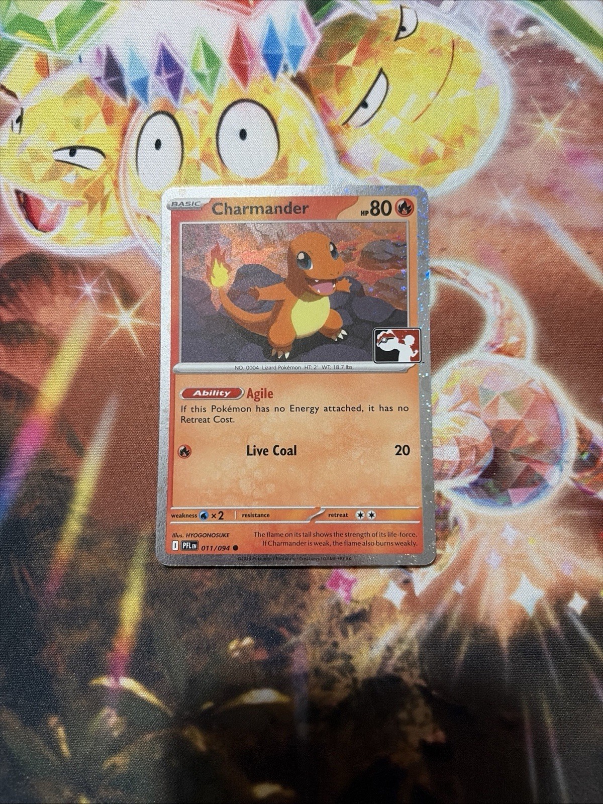Charmander 11/94 Prize Pack Series EXCLUSIVE Cosmo Holo Charmander 11/94 Prize Pack Series EXCLUSIVE Cosmo Holo