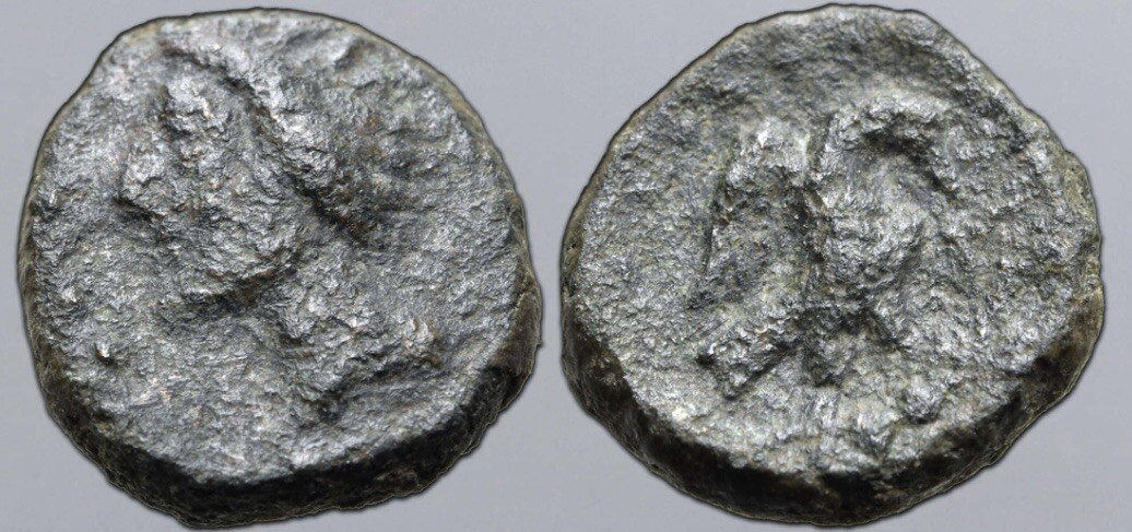 Sicily, Panormos Æ 10mm. After 241 BC Sicily, Panormos Æ 10mm. After 241 BC