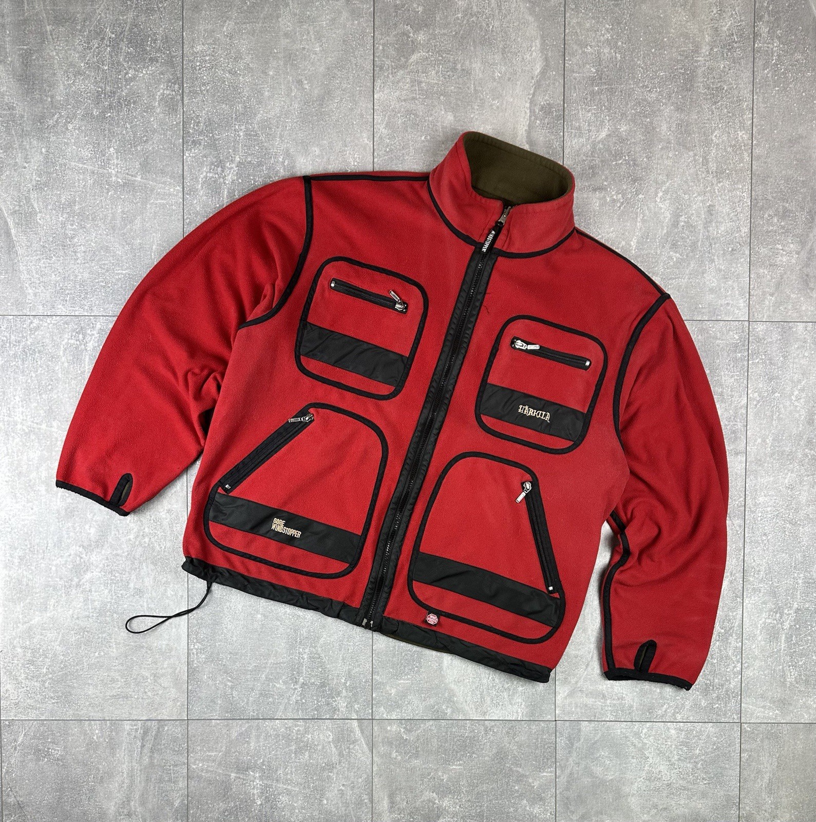 Harkila Kamko Reversible Fleece Mens Windstoper Jacket Size Xl 
