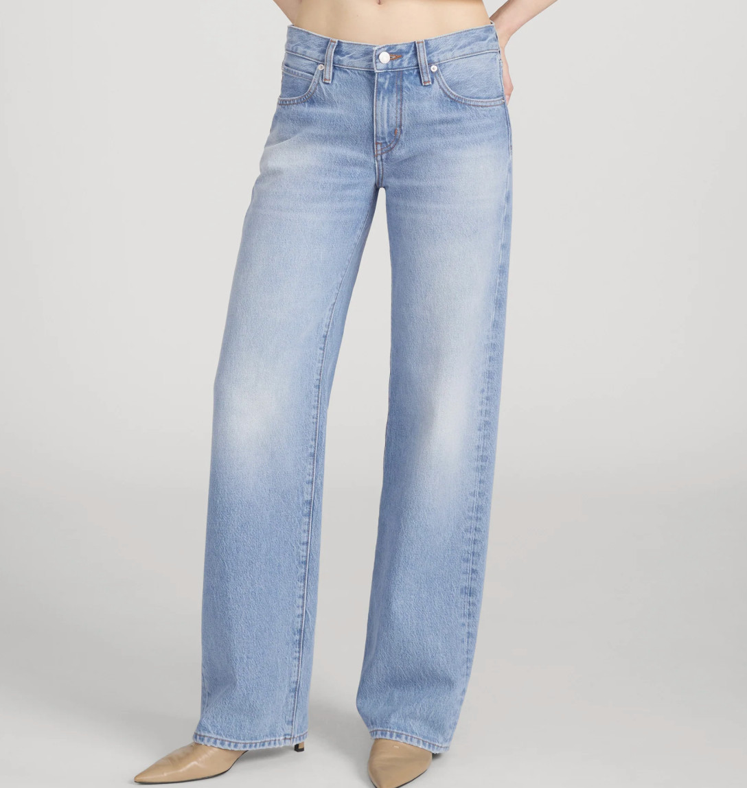 Frame Jeans The Saturday Sz 29 Low Rise Straight Leg $298 New NWT Color: Static