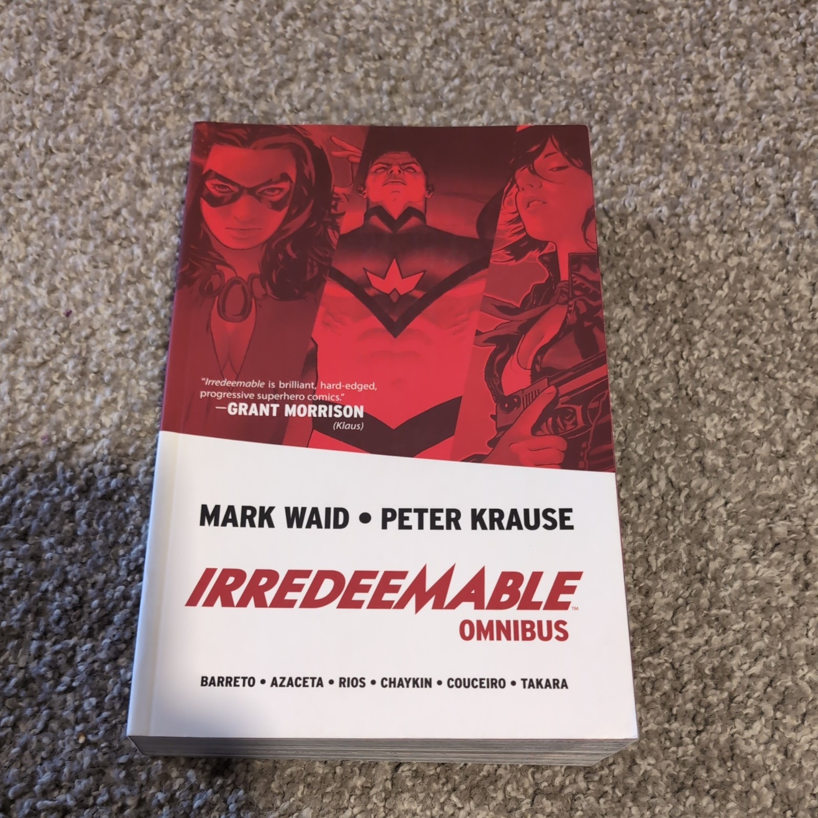 Irredeemable Omnibus Paperback 1 by Mark Waid BOOM Studios RARE oop Krause Irredeemable Omnibus Paperback 1 by Mark Waid BOOM Studios RARE oop Krause