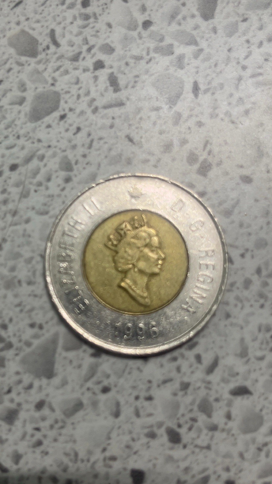 Ultra Rare 1996 Canadian 2$ Coin (Toonie)