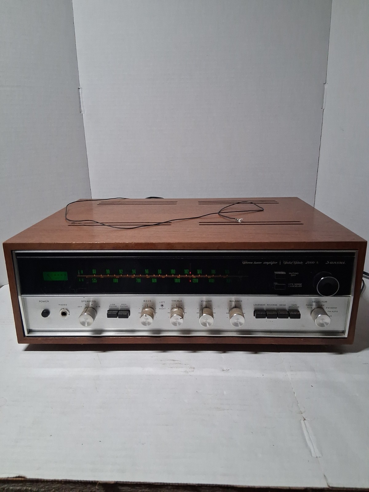 Vintage Sansui 2000x Solid State Stereo Receiver- Tested/Working Vintage Sansui 2000x Solid State Stereo Receiver- Tested/Working