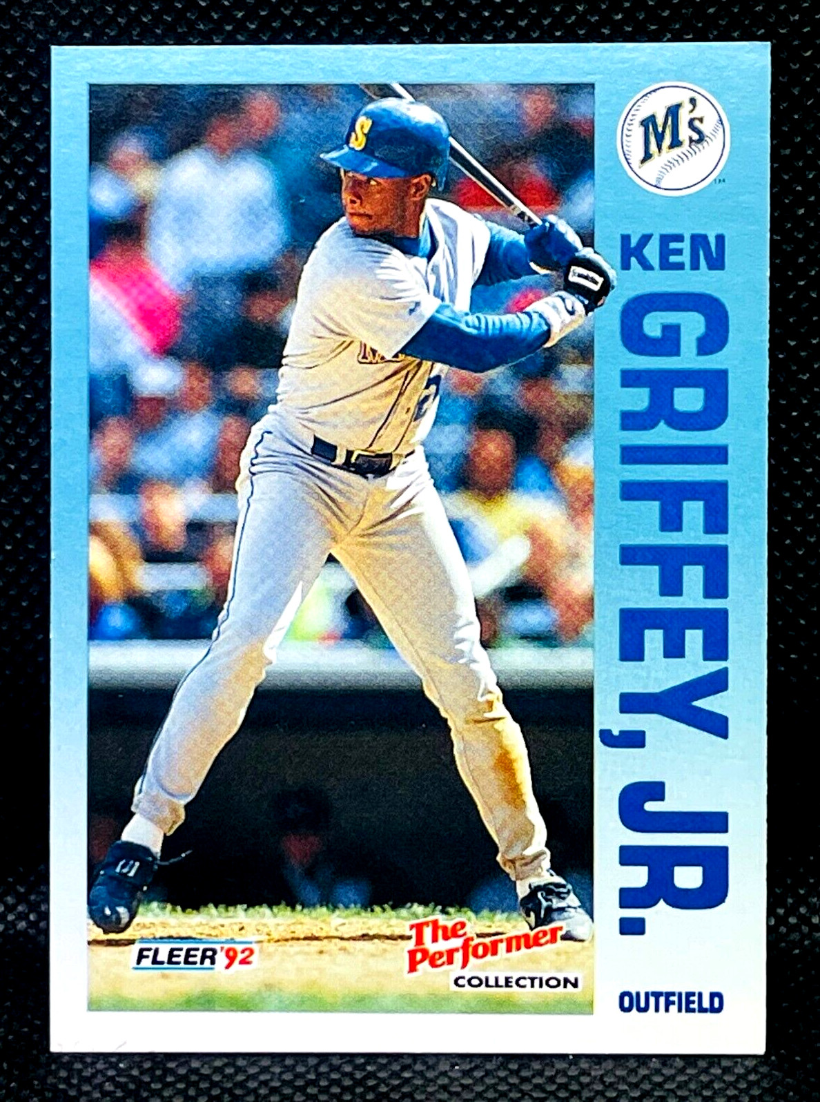 KEN GRIFFEY JR. 1992 Fleer 7 Eleven The Performer Collection #4 SEATTLE MARINERS KEN GRIFFEY JR. 1992 Fleer 7 Eleven The Performer Collection #4 SEATTLE MARINERS
