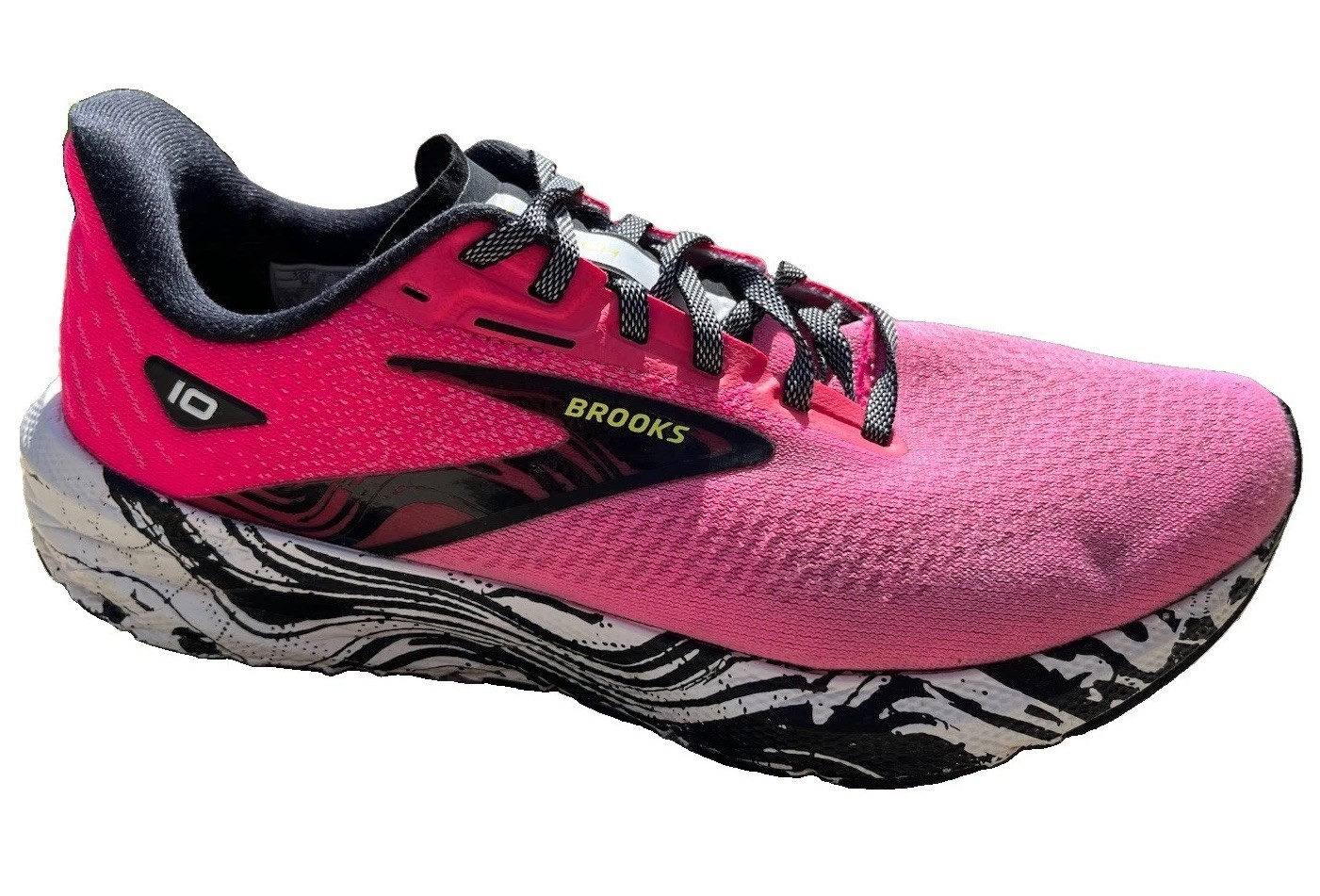 Size 10 - Brooks Launch 10 Shoes Womens Pink Running Sneakers 1203981B624 Size 10 - Brooks Launch 10 Shoes Womens Pink Running Sneakers 1203981B624