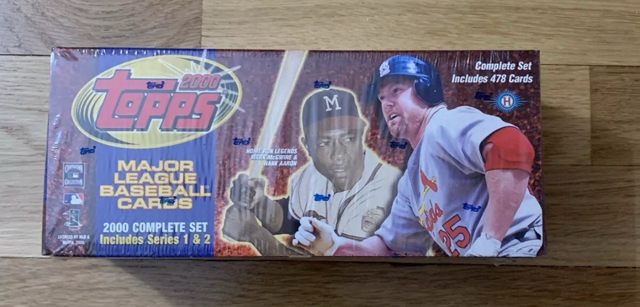 2000 Topps Baseball Cards Complete Set Factory Sealed