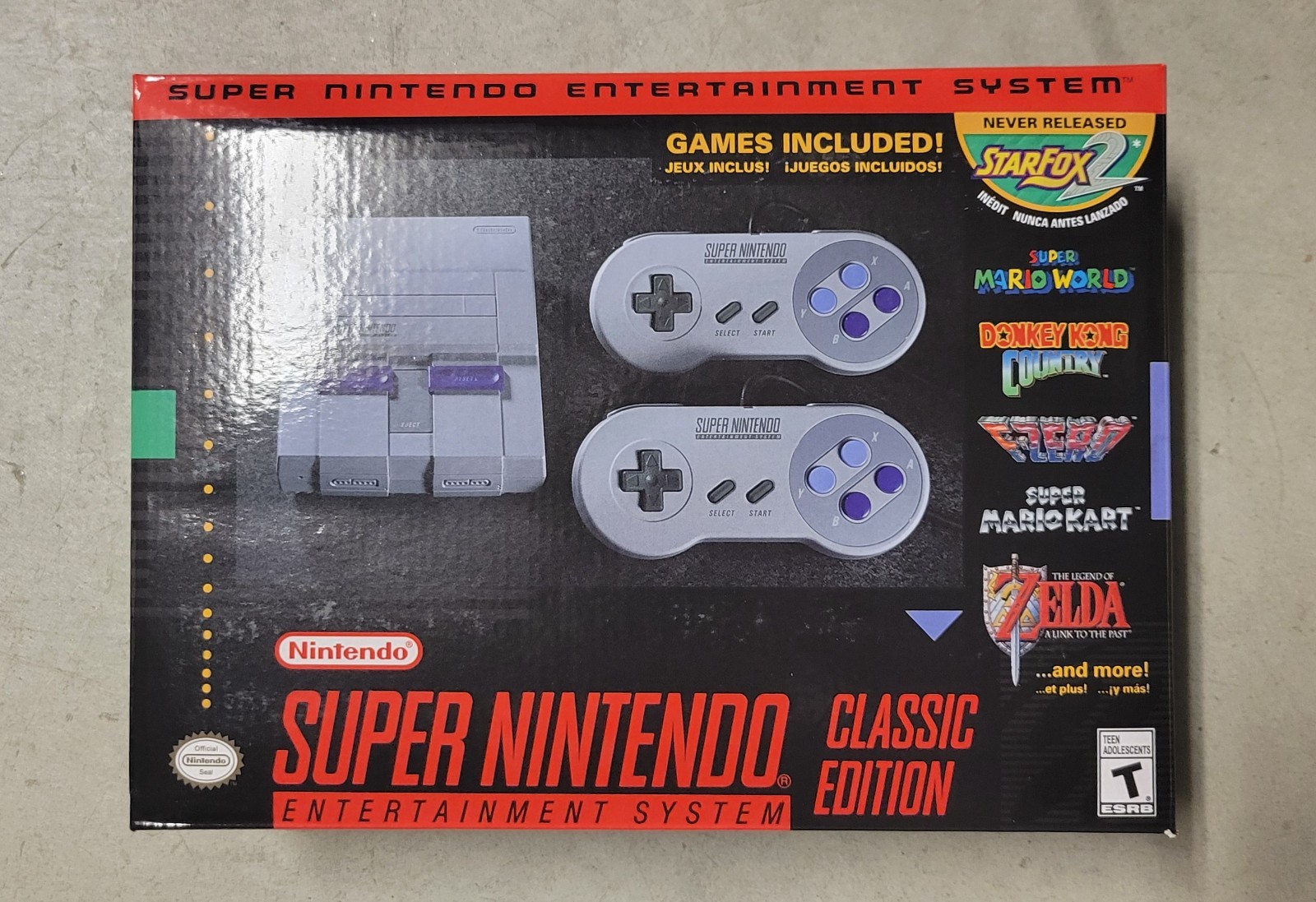 Super Classic Mini Entertainment System SNES Included 21 Games 1SET Super Classic Mini Entertainment System SNES Included 21 Games 1SET
