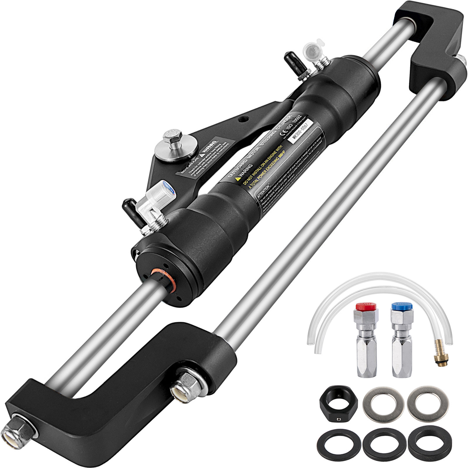 HC5358-3 Hydraulic Outboard Steering Cylinder Marine Rotary Pump Ram Up To 300HP
