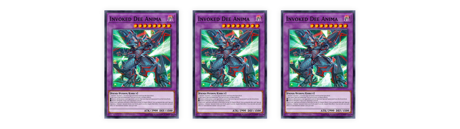 YUGIOH 3x Invoked Dee Anima BETB-EN038 Super Rare presale ships 10/9 YUGIOH 3x Invoked Dee Anima BETB-EN038 Super Rare presale ships 10/9