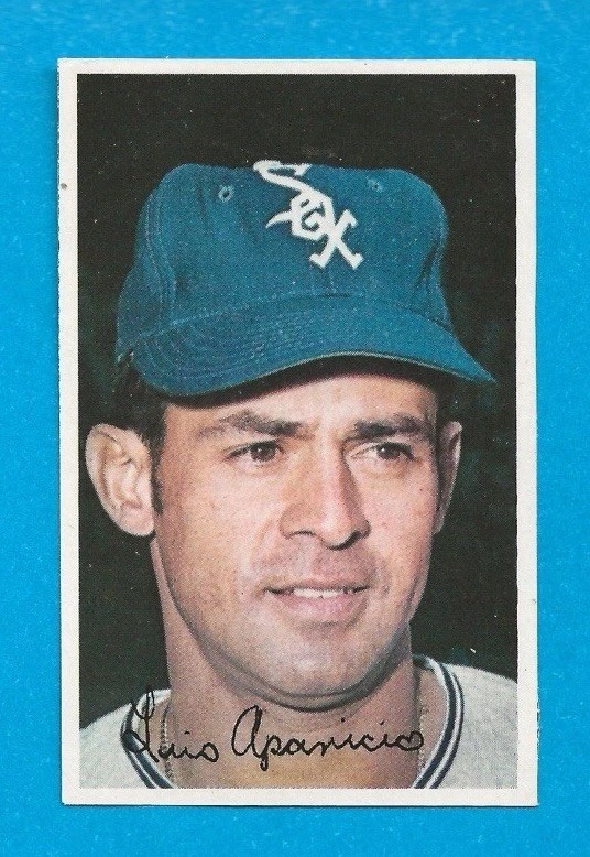 1971 Dell Today’s Team Baseball Stamp Luis Aparicio Boston Red Sox HOF